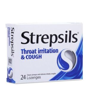 Strepsils throat irritation & cough (h/24v)