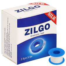 Băng keo lụa zilgo 2.5cmx5m (cuộn)