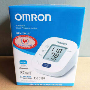 Máy đo huyết áp bắp tay Omron HEM 7142T2, Kết nối Blutooth, hỗ trợ đo huyết áp, nhịp tim