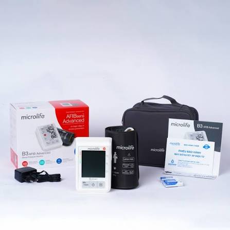 Máy đo huyết áp bắp tay Microlife B3 Afib Advanced chính hãng, cảnh báo đột quỵ - Ảnh 2